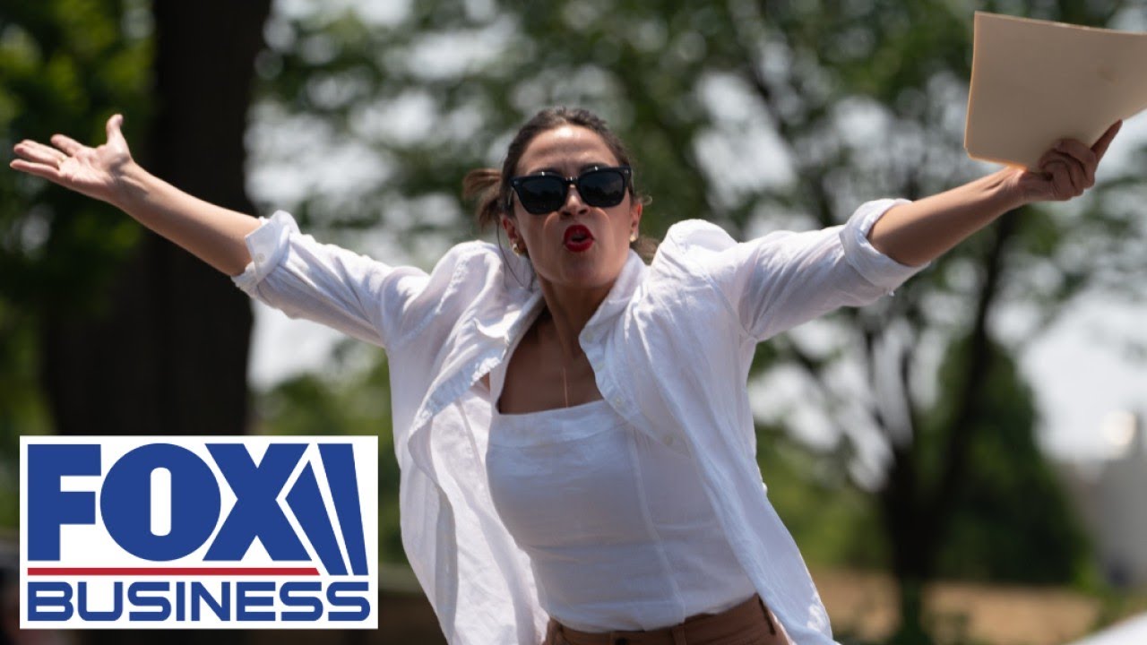 AOC dances on stage to Cardi B at profanity-filled rally speech