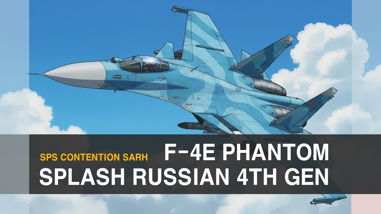 SU-33 vs F4E PHANTOM FOX1 Jousting I SPS Contention PG SARH I DCS