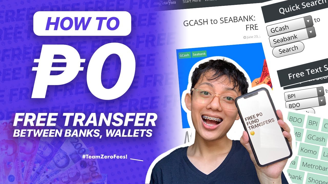 FREE Transfer Fees? 🤯 #TeamZeroFees GUIDE | How to Get P0 Zero Fees between Banks and e-Wallets PH