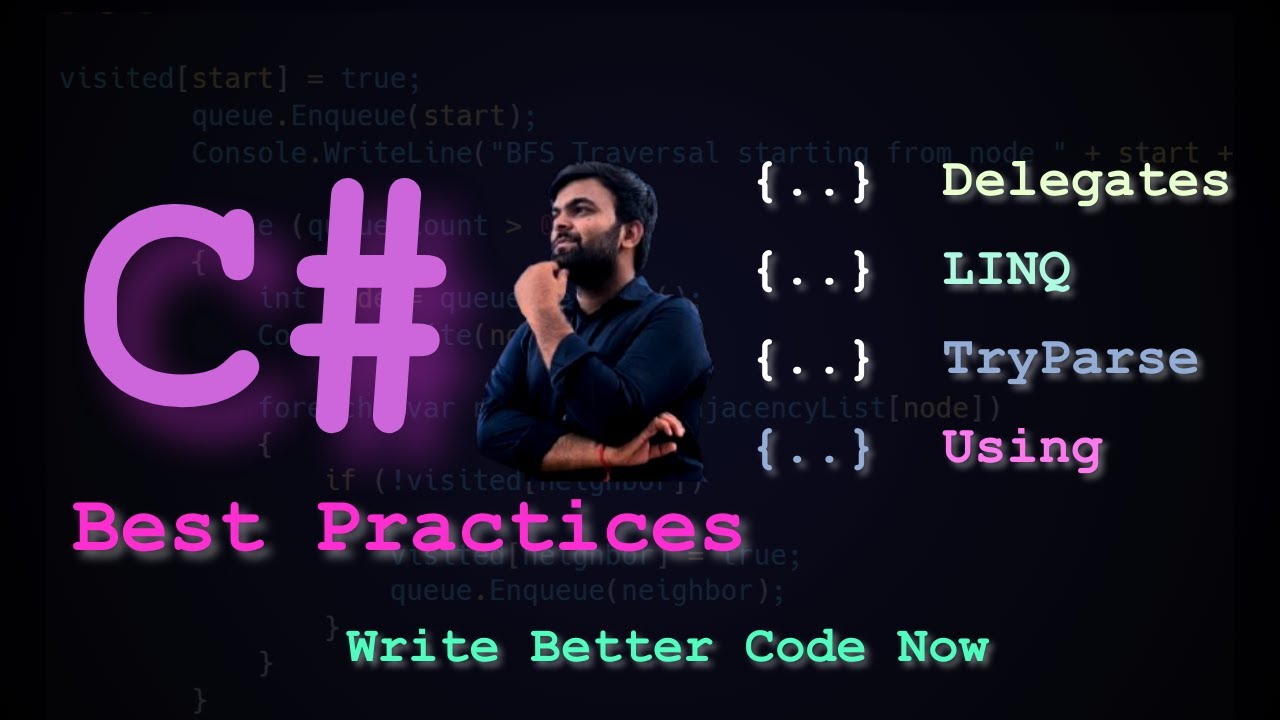 C# Best Practices 2025 | Delegates, LINQ, TryParse, Using, Switch & Indexing Made Easy