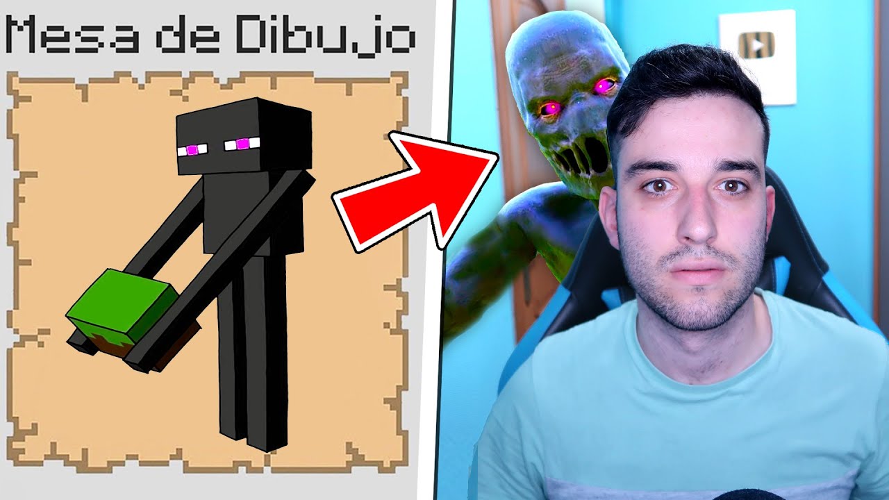 MINECRAFT pero TODO lo que DIBUJO APARECE en la VIDA REAL 😱