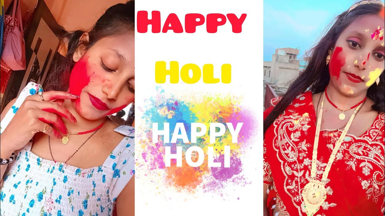 Happy holi YouTube family 😊🥳💖 // हर हर महादेव #trending #viralvideo  #kajalofficial_01 