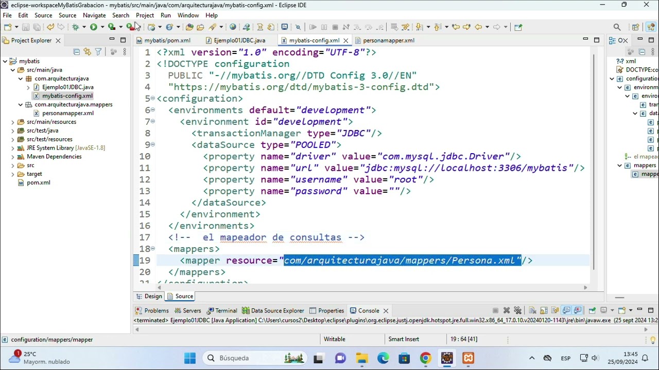 Mappers y SQL