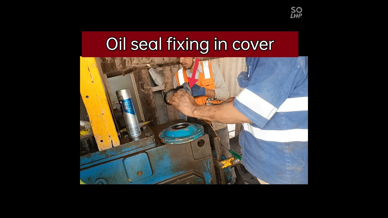 Oil seal replacement with fluidomate SM-9 type fluid coupling removing and fixing