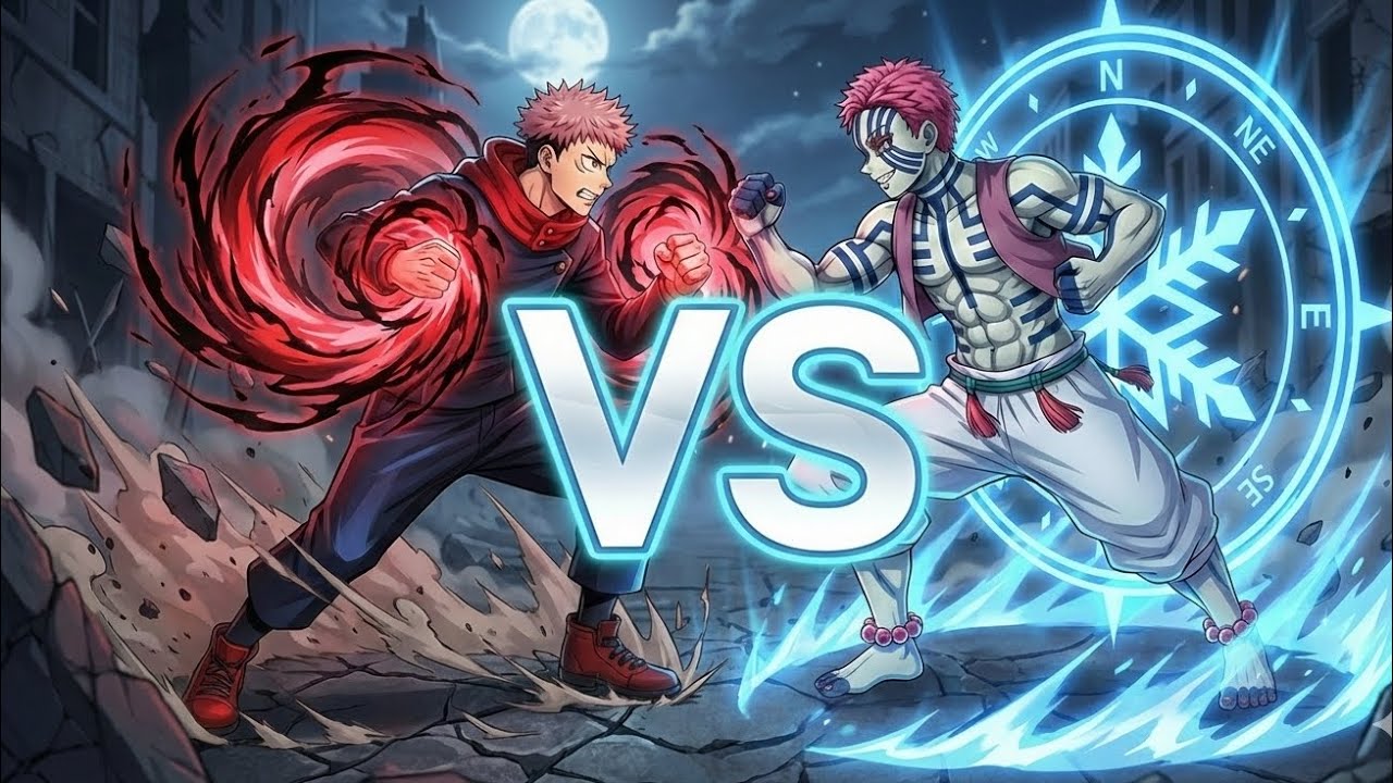 The final show yuji VS Akaza