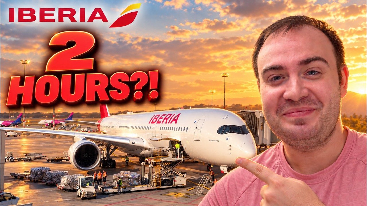 Iberia tell me it&rsquo;s ILLEGAL to film in Business Class | Flight Review | Madrid&ndash;Heathrow | A350-900