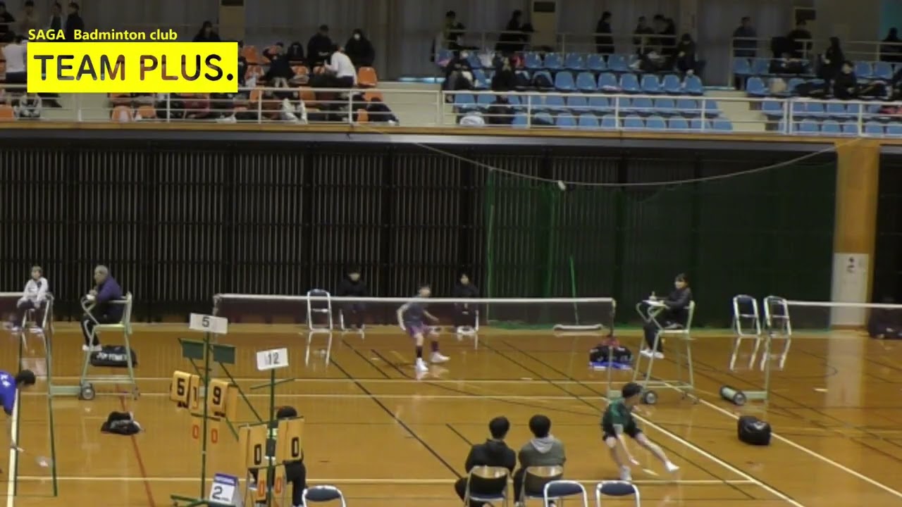2026.2.8　今泉(佐賀)・山本(福岡)　第71回全九州社会人バドミントン選手権大会　一般男子シングルス　4回戦
