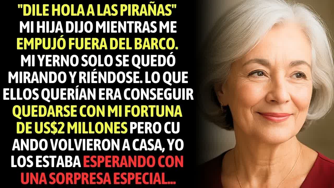 Mi Hija Me Empujó De Un Barco Para Robar $2 Millones. Cuando Volvió A Casa, Yo Estaba Esperando Con.