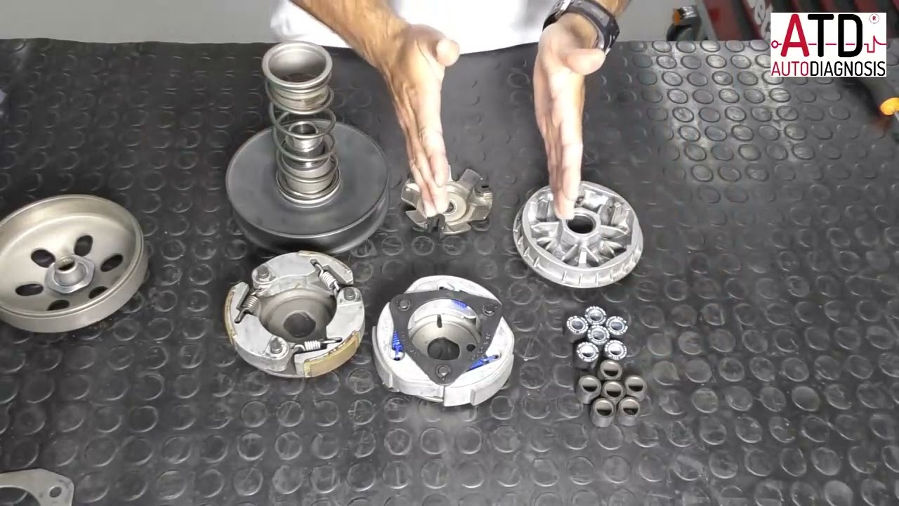 Modificaciones en variador y embrague Piaggio Mp3