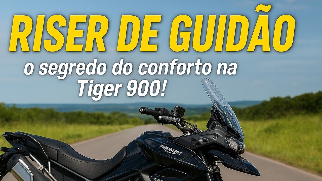 A MELHOR MODIFICAÇÃO da Tiger 900 GT Pro! Instalação do Riser de Guidão passo a passo