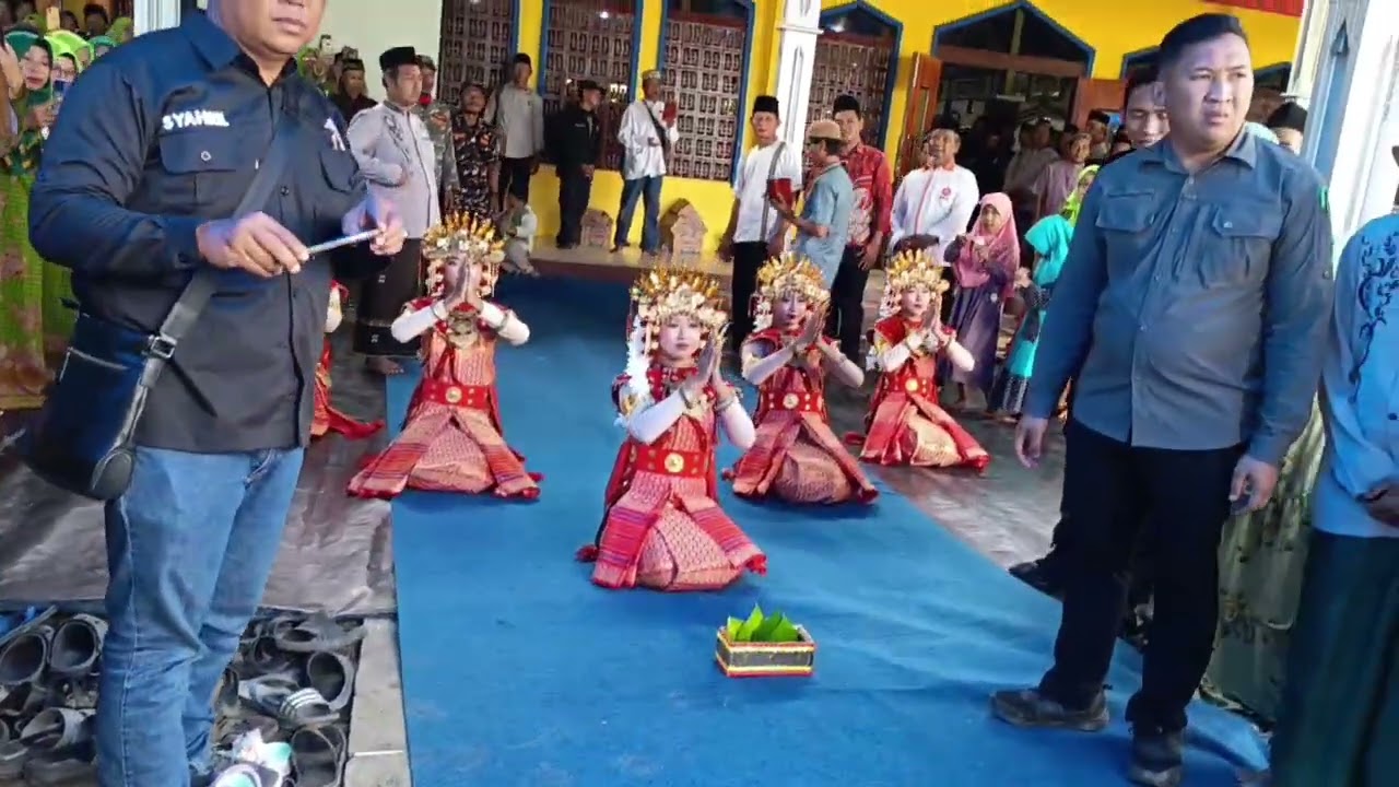 Tari Gending Sriwijaya. Penyambutan Gubernur SumSel. Sanggar Tari BiDaRa