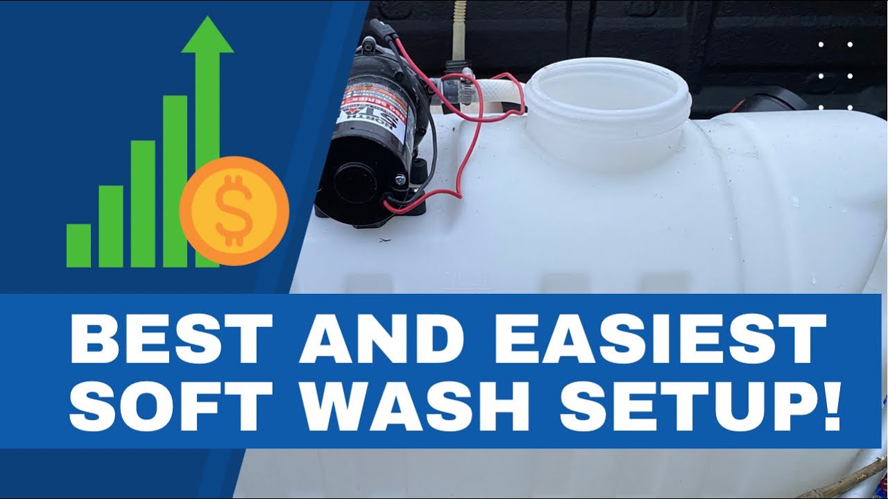 Best And Easiest Soft Wash Setup For Roofs/Houses