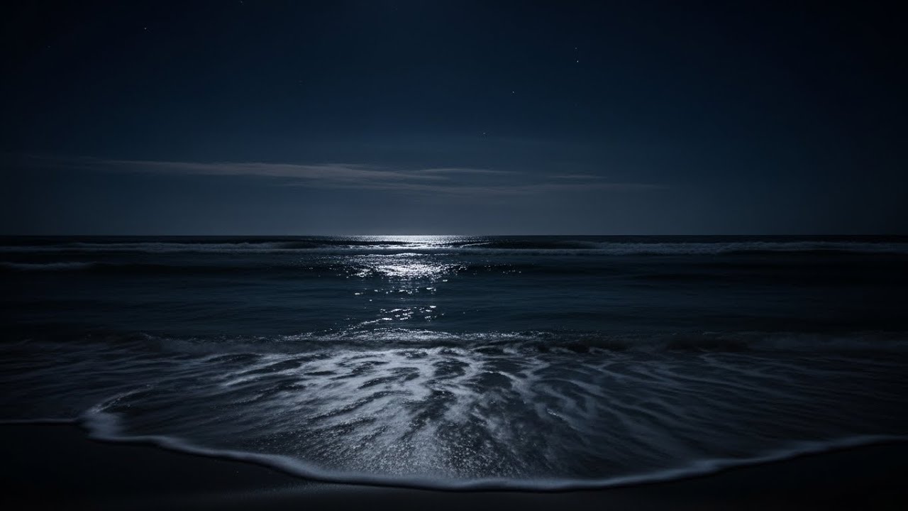Night Ocean ASMR 🌊 For Sleepless, Tired Minds (LIVE)