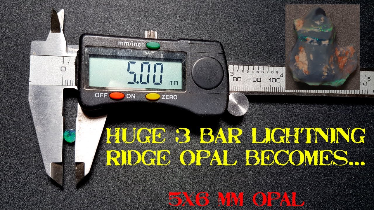 3 бара Lightning Ridge, ультра-начальный уровень резьбы по камню. Теряем 99% материала. Такова жи...