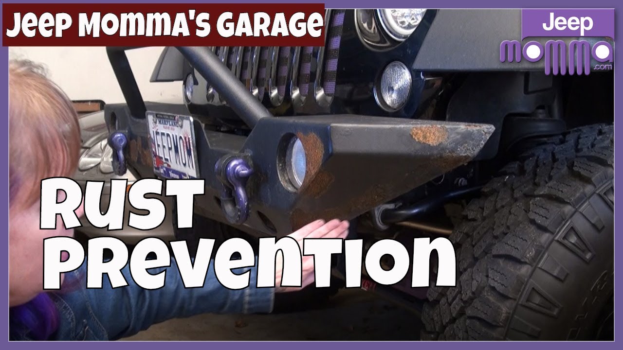 Jeep Wrangler How To Rust Removal Part 2 Winter Rust Prevention