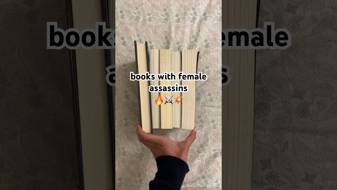 books with female assassins 