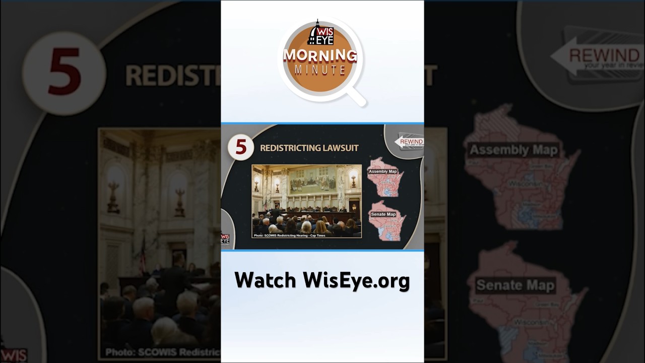 SCOWIS Rules on Redistricting Lawsuit #wisconsineye #morningminute #wisconsin #wipolitics