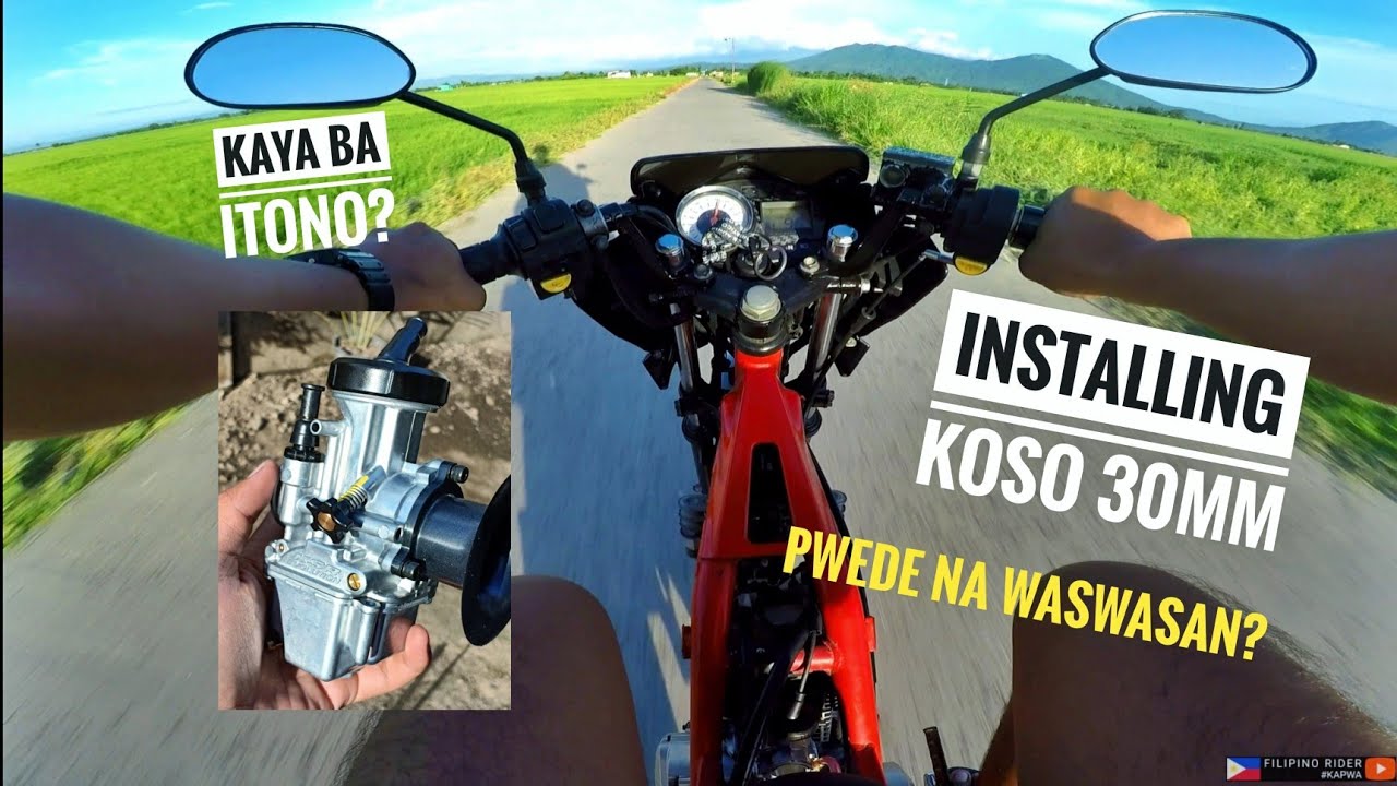 CARB UPGRADE - KOSO EVO 30mm INSTALLING + TUNING KAY VICTORIA | KOSO EVO 30mm ON RAIDER 150 CARB