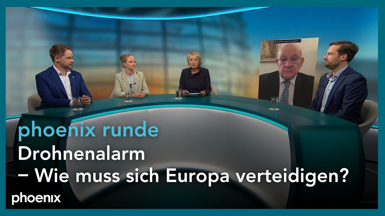 phoenixRunde: Drohnenalarm – Wie muss sich Europa verteidigen?