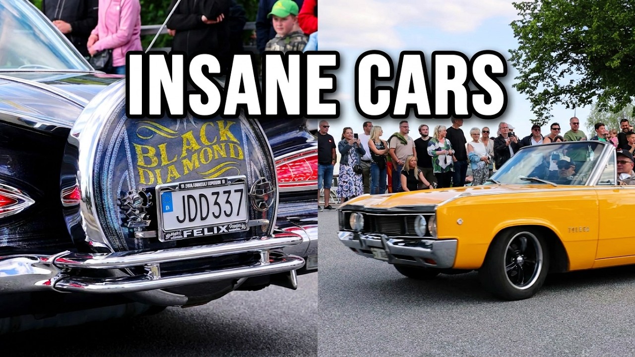 American Swedish ICONIC CLASSIC cars summer meet-VÄSTERÅS 2025