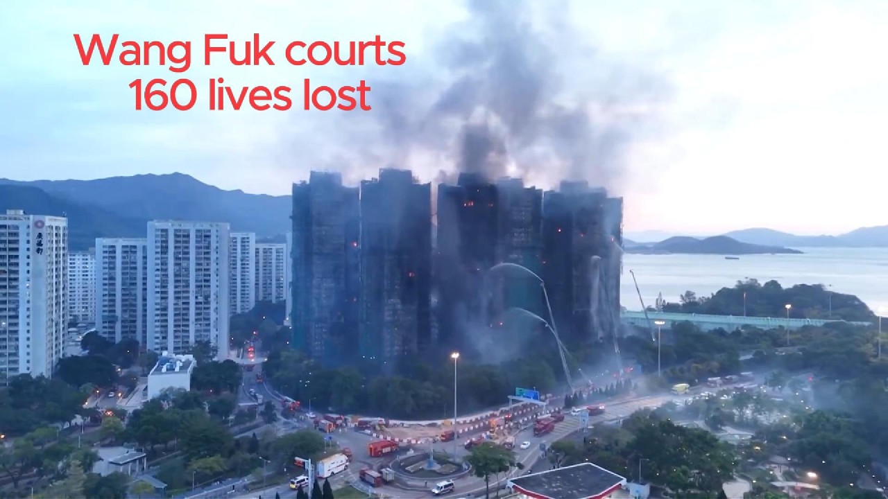 Wang Fuk courts fire - Hong Kong