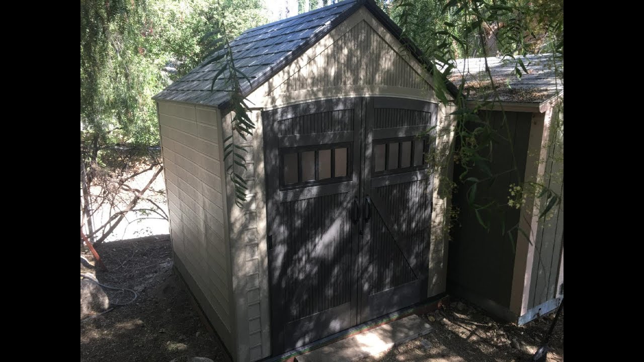 Rubbermaid Rough Neck Shed Assembled Step by Step