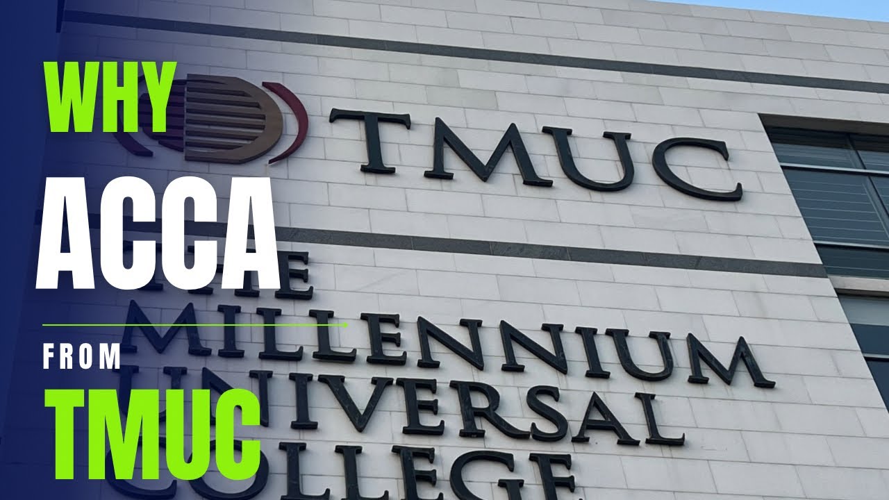 WHY SHOULD YOU DO ACCA FROM TMUC? Watch this #acca #tmuc #accastudents #charteredaccountant #student