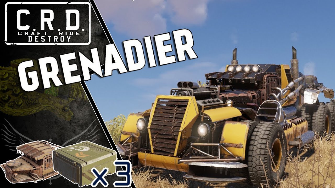 Crossout: [ HARPY & drone x3 ] GRENADIER [ver. 0.10.45]