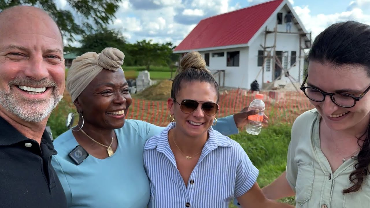 Gettin in Step with Joyce at Carmelita Gardens, Belize