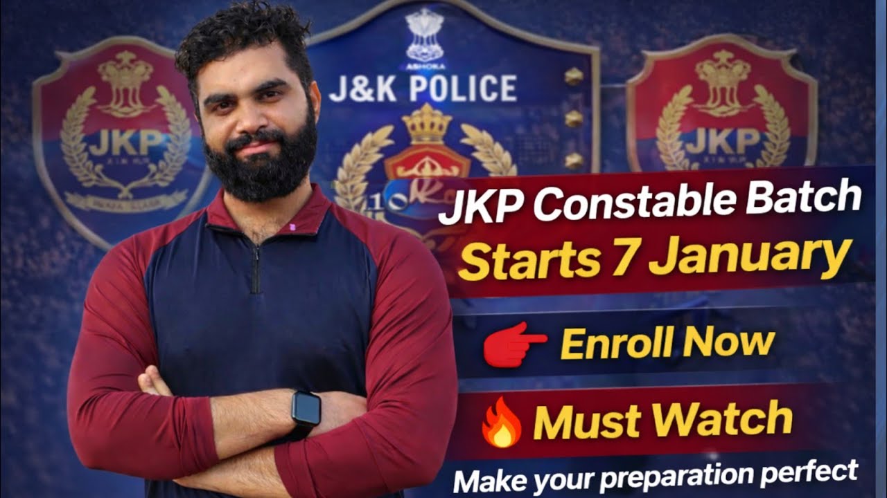 JKP Constable 2026 | Complete Course Launch | Full Syllabus + Strategy | By Learn With Mizu Team.