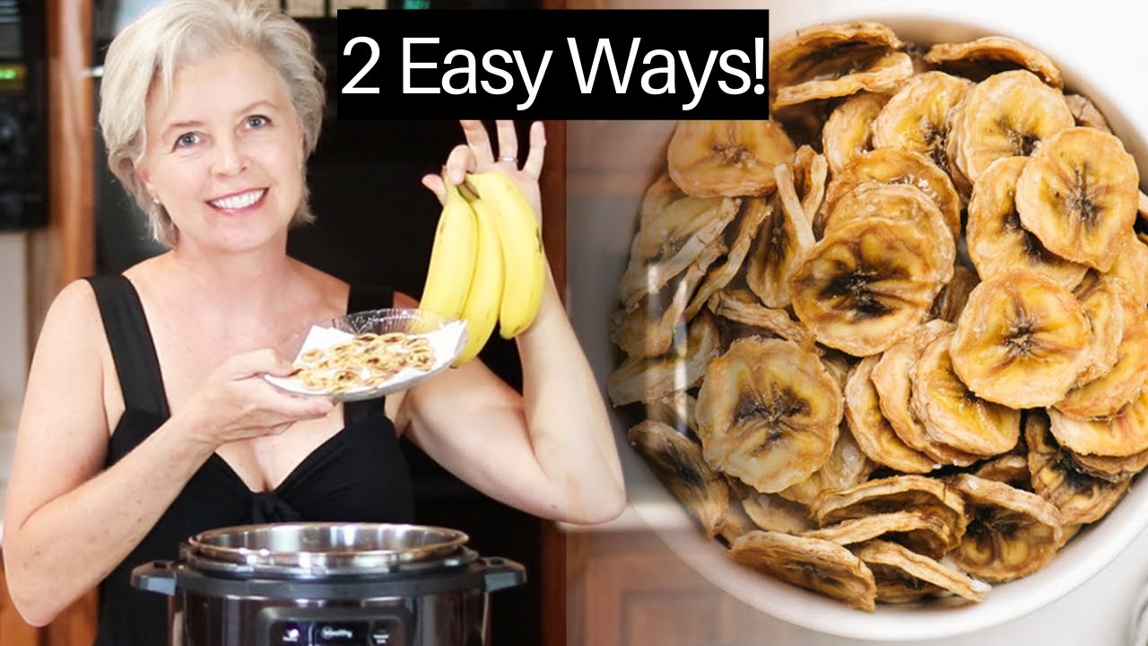 Dehydrated Banana Chips | 2 Easy Ways!