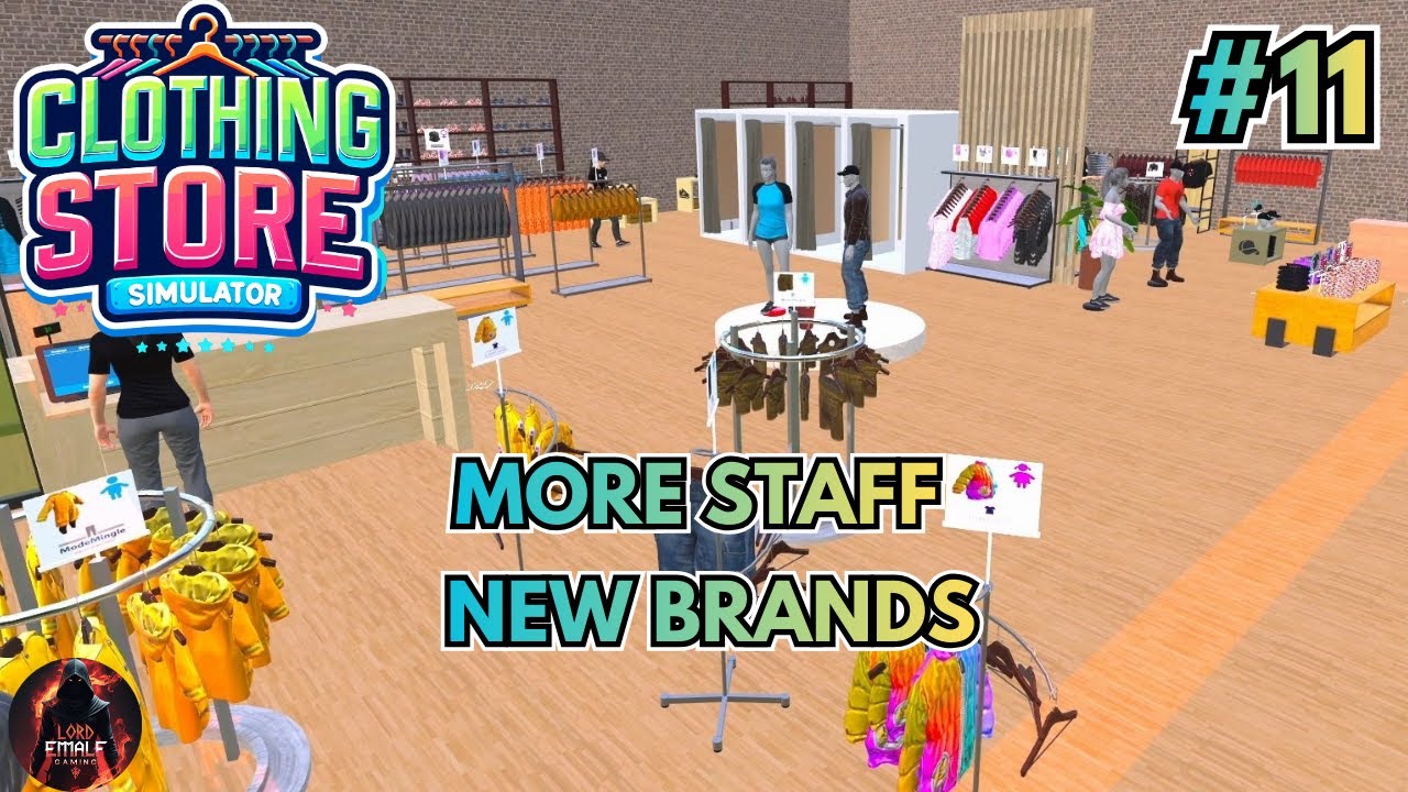 Clothing Store Simulator Episode 11 | Hiring Staff and Unlocking New Brands