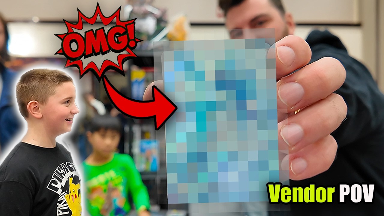 He Pulled one of my favorite Pokemon Cards! Vendor POV