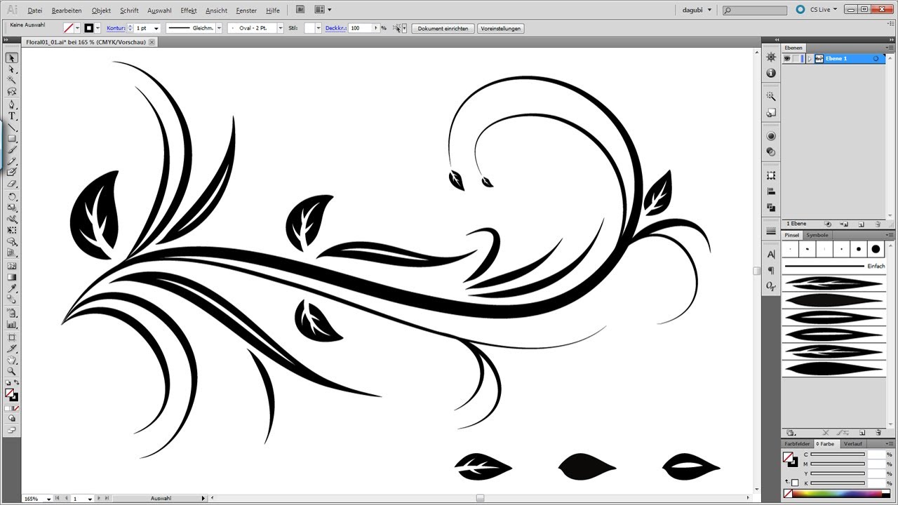 Swirl Floral Tutorial Illustrator