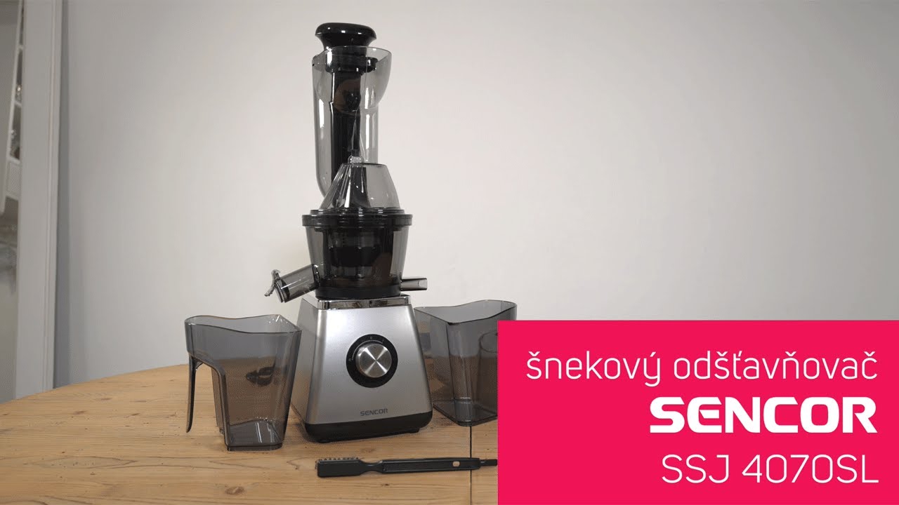 Unboxing Šnekového odšťavňovače Sencor SSJ 4070SL
