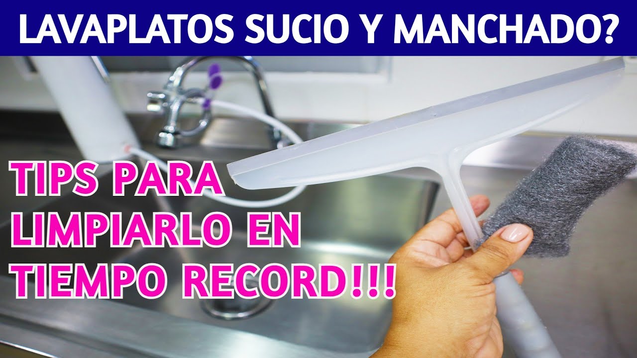 🌺 Cómo limpiar TU LAVAPLATOS  con 3 TIPS super SENCILLOS y EFECTIVOS?!!!