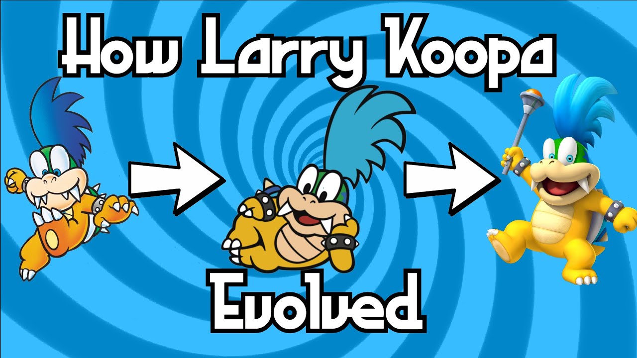 Evolution of Larry Koopa (1988-2020)