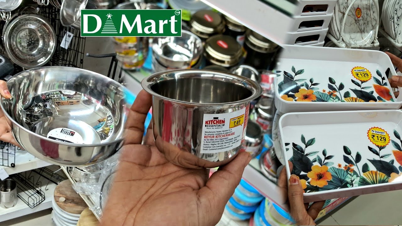 D MART Latest kitchen products ! 🤩 big price drop / *ONLINE AVAILABLE* | dmart kitchen products