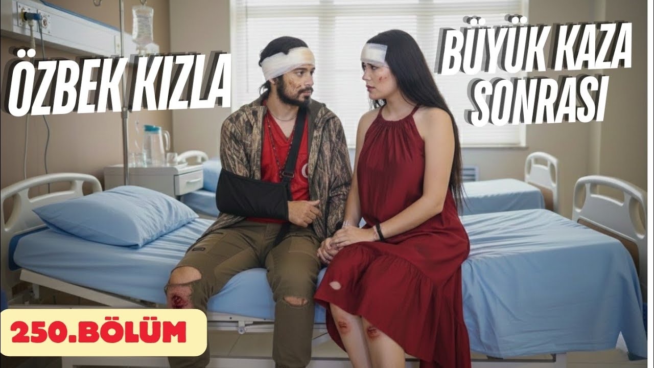 ÖZBEK KIZLA BÜYÜK KAZA SONRASI YARALARIMIZI SARDIK  GECEYİ ZOR ATLATTIK