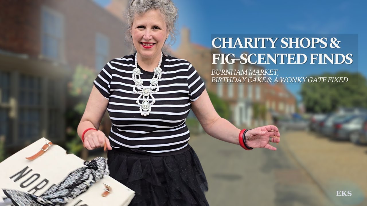 Charity Shops, Fig-Scented Finds & a Wonky Gate —vintage weekend vlog, renovation prep, Norfolk vlog