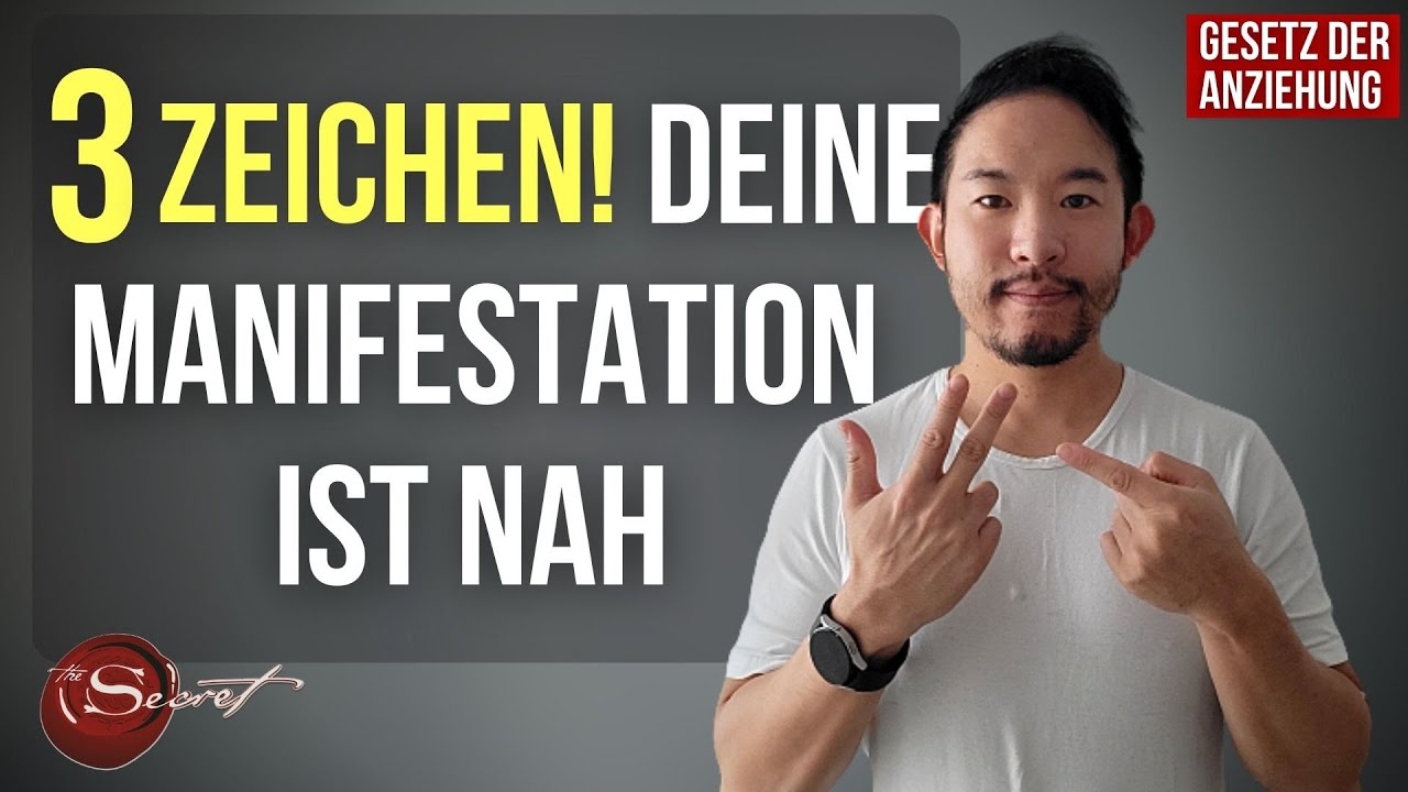 3 unerwartete Anzeichen, dass DEINE Manifestation zu DIR kommt | GESETZ DER ANZIEHUNG