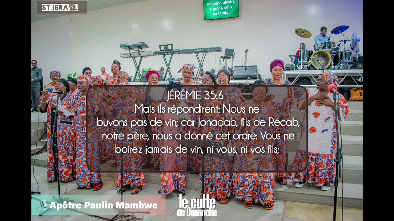 Qu'on ne vous décourage jamais d'aller à l'église chaques jours 🎙️ Apôtre Paulin Mambwe 