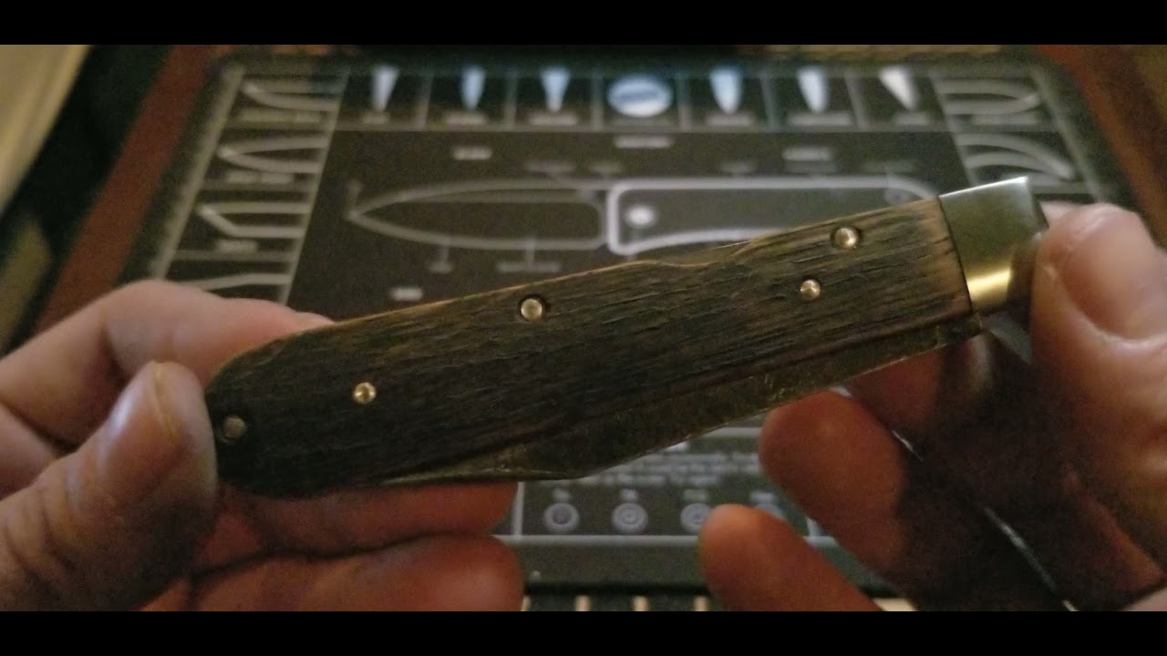 Boker Castle Wood Uno Trapper and 1906 (Burg Series)