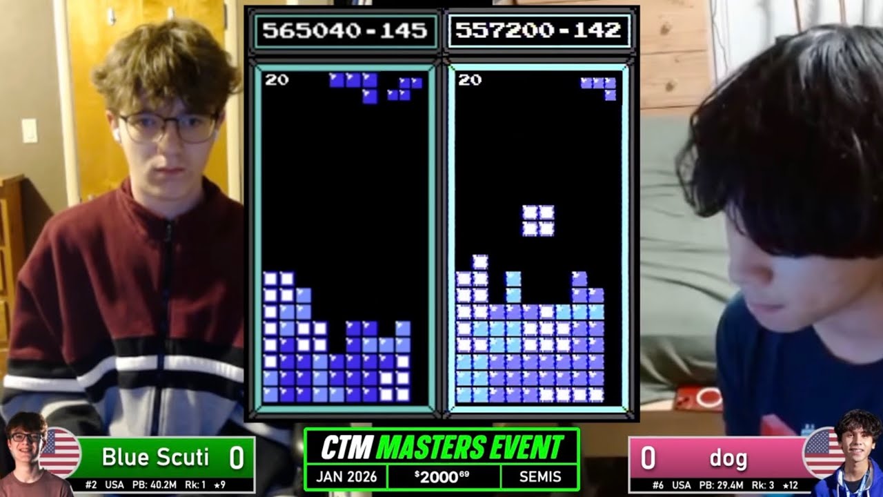 ANOTHER MASTERCLASS!! Blue Scuti, Dog | SEMIS | January 2026 | Classic Tetris Monthly