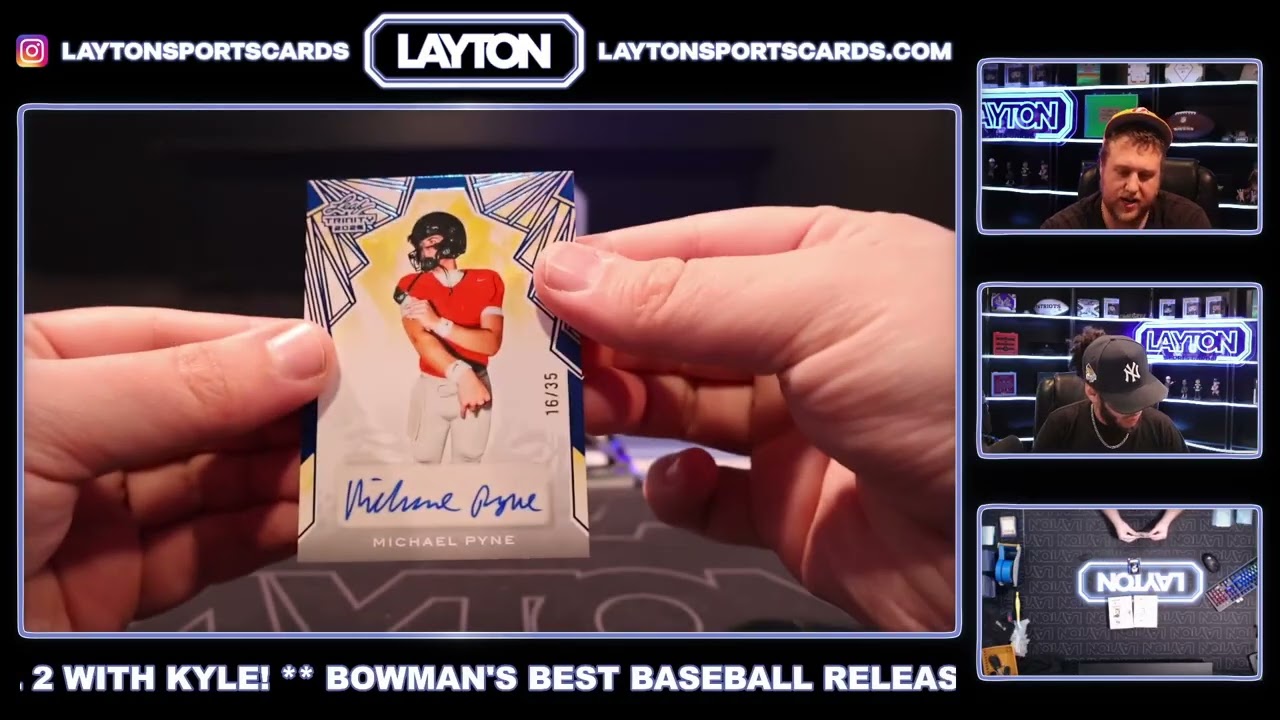 2025 Leaf Trinity Football Hobby 5 Box Break #1   RANDOM TEAMS