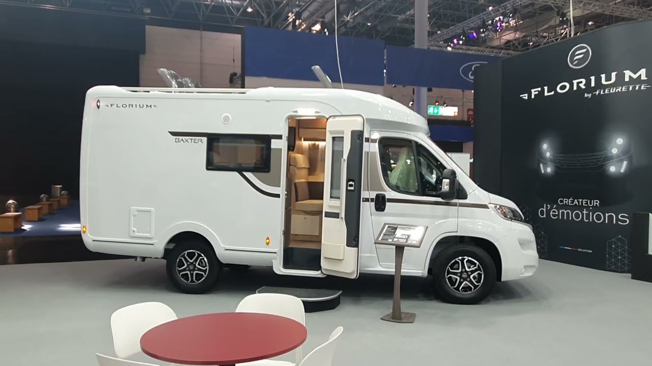 Compact motorhome with side bed. Florium Baxter