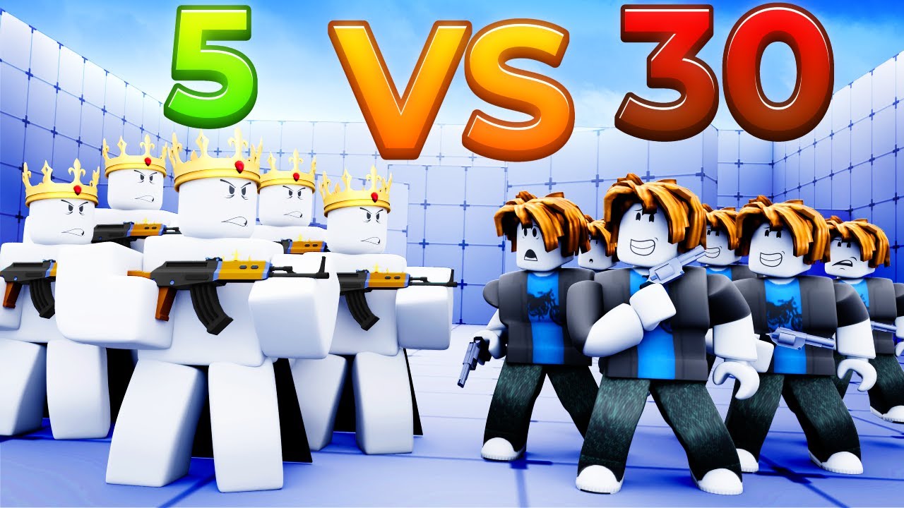 5 v 30 avec toute ma commu sur Rivals 5 Roblox