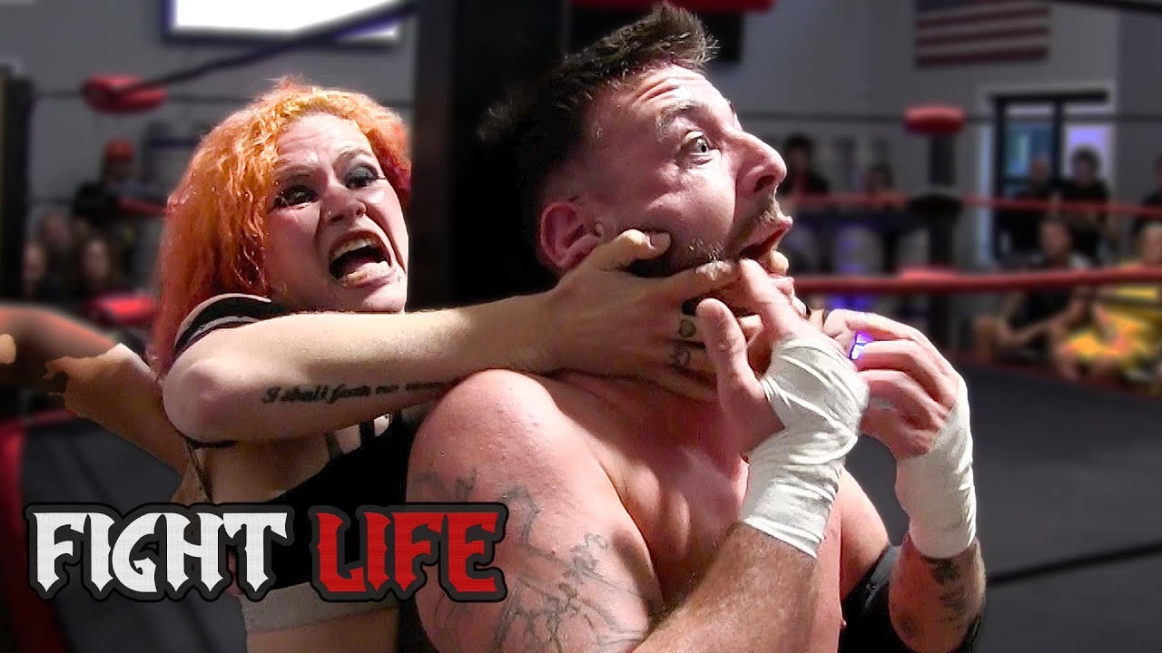 Masha Slamovich vs JT Dunn - Intergender Wrestling Match (Chaotic IMPACT GCW Limitless)