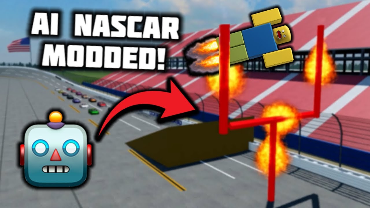 ROBLOX MODDED AI NASCAR RACES! | Pummu Talladega (Roblox)