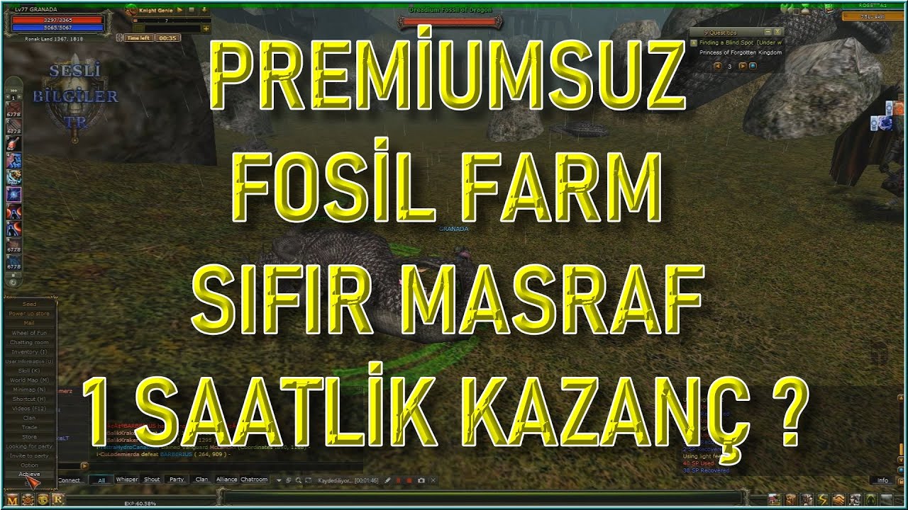Sıfır Masraf Premiumsuz CZ Fosil Farm 1 Saat Sonucu Kazanç 2021 Güncel - Sesli Bilgiler TR